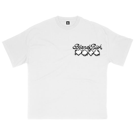 Card Suit White Tee