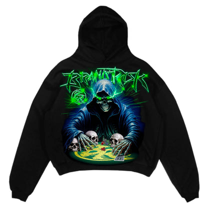 Gambling With Death Black Hoodie